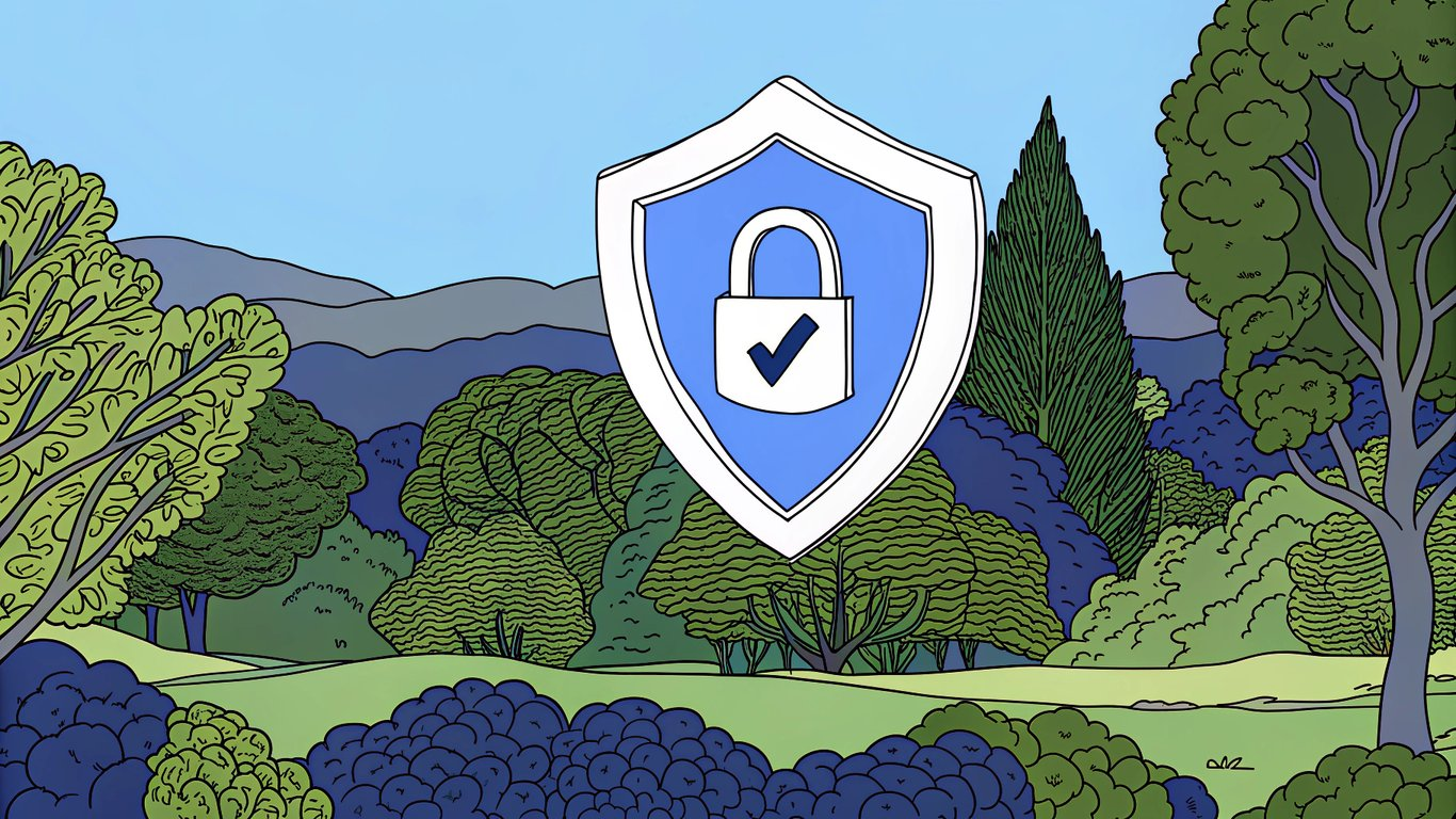 A shield protecting patient data, symbolizing the critical importance of HIPAA compliance in healthcare AI.