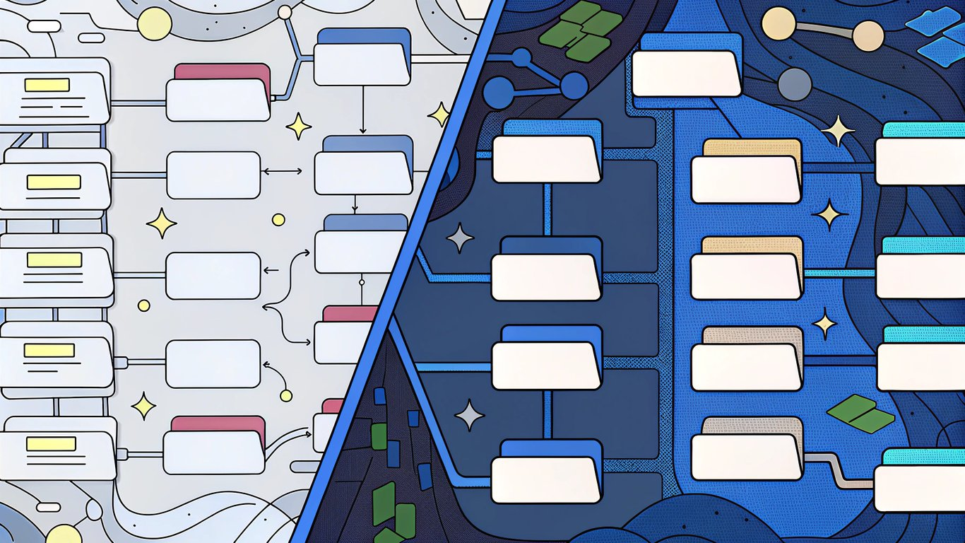 Illustration showing the evolution of AI coding tools from simple code completion to full AI agents.